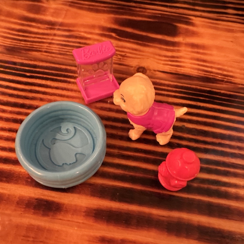 2018 Barbie Dream‎ House Replacement Dog Fire Hydrant Dog Bowl Feeder By Mattel